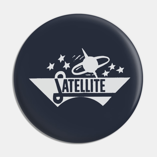 Satellite Records Pin by MindsparkCreative