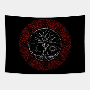 Yggdrasil Tree Of Life Viking Odin World Ash Tapestry