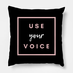 Use Your Voice Pillow