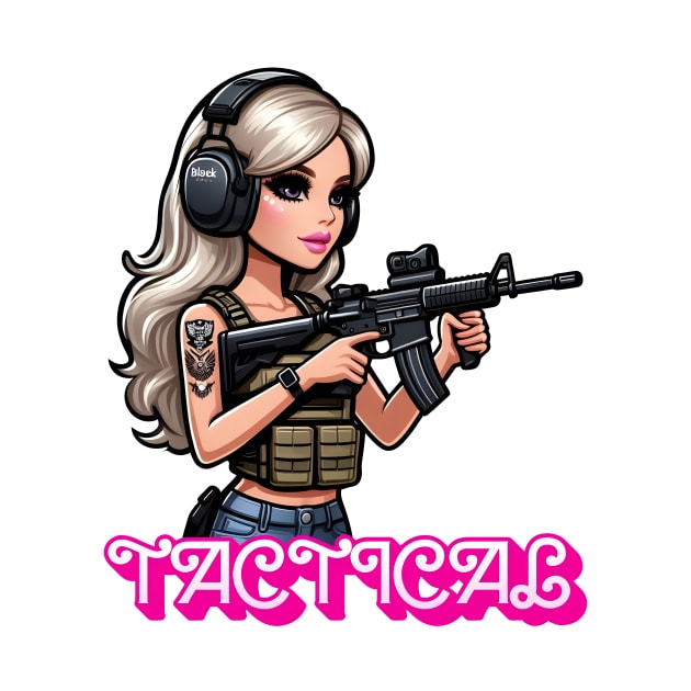 Girl Doll Tactical by Rawlifegraphic