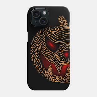 Halloween Scary Pumpkin Carving Phone Case