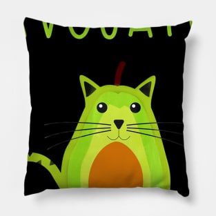 Cinco De Meow Avogato Cat Avocado Pillow