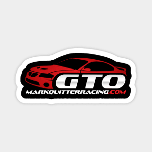 Official Mark Quitter Racing Logos Front & Back Magnet