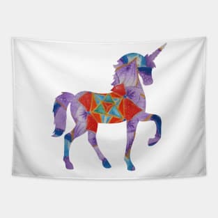 Purple unicorn Tapestry