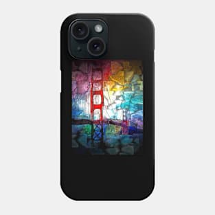 Golden Gate Bridge Mosaic Phone Case