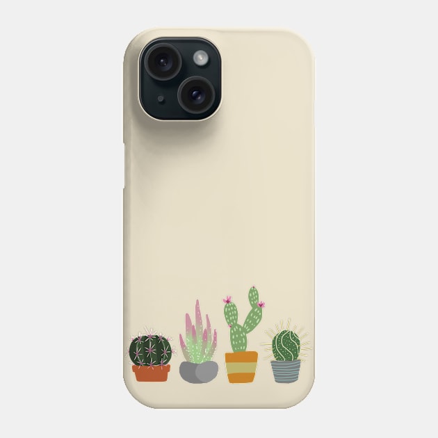 Cacti Phone Case by AshAroha