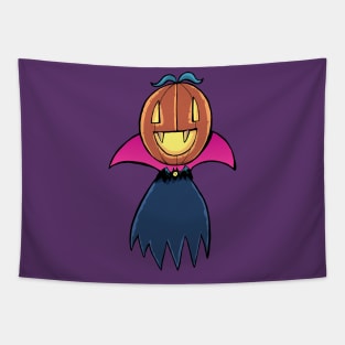 pumpkin vampire Tapestry