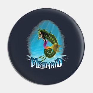 Mermaid and Sea Dragon Pin