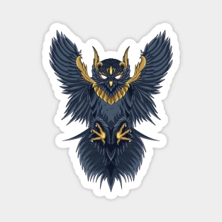 Amazing Owl Illustration Magnet