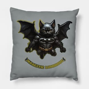 Bat Cat Pillow