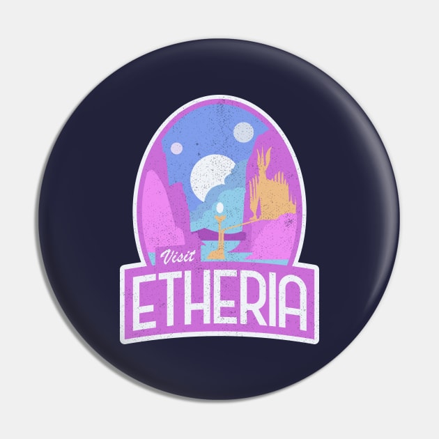 "Visit Etheria" She-Ra Logo Pin by EbukaAmadiObi19