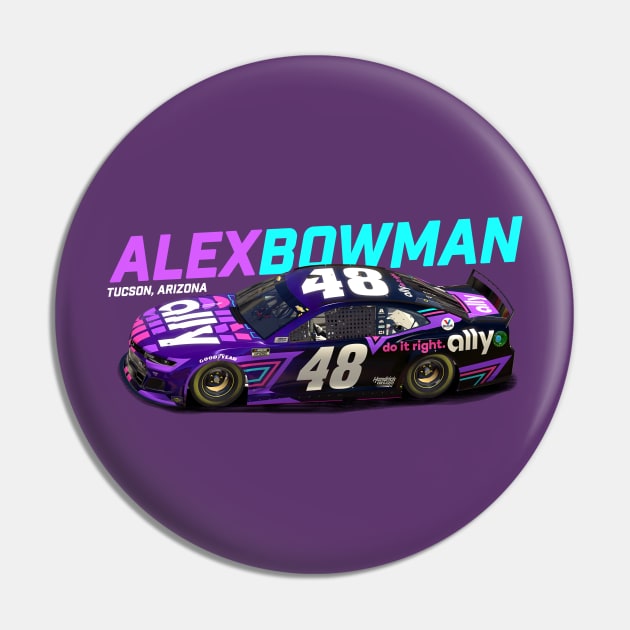 Alex Bowman 2021 Pin by Sway Bar Designs