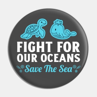 Save The Ocean Climate Change Pin