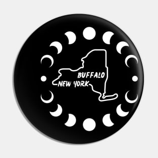 New York Total Solar Eclipse 2024 Pin