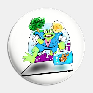 Ninja Frog and Friends Pin