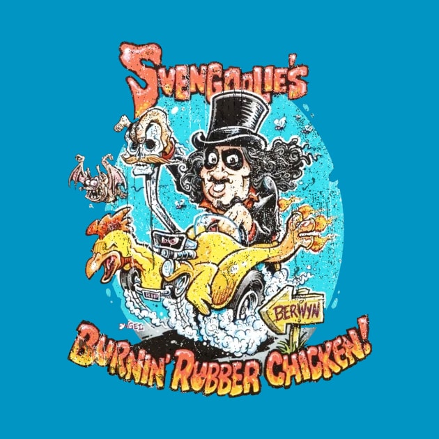 Svengoolie Burnin' Rubber Chicken Vintage by drreamweaverx