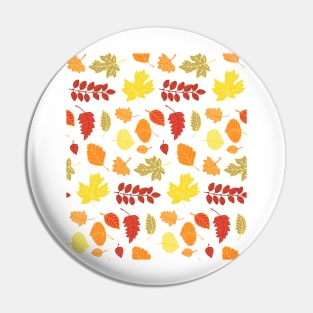 Colorful autumn pattern Pin