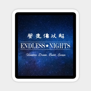 Endless Nights V2 Outer Space Art Magnet