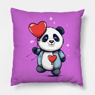 Panda Love Pillow