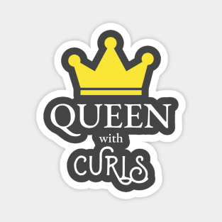 QUEEN WITH CURLS Magnet