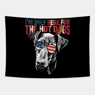 Doberman Shirt Funny 4th of July Pup Tee Tapestry