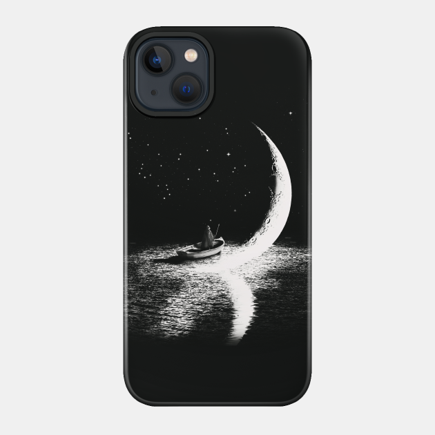 Arrival At Moonlight - Moon - Phone Case