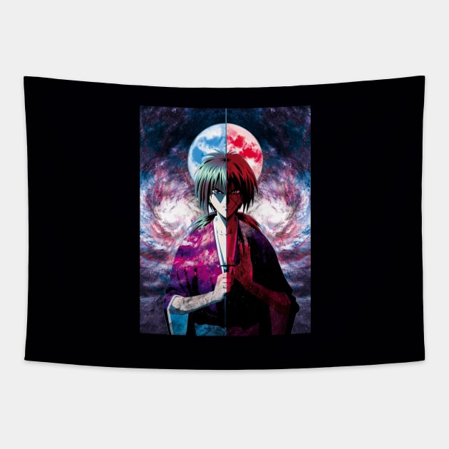 HARD BATTOSAI GRUNGE Tapestry by opawcreate