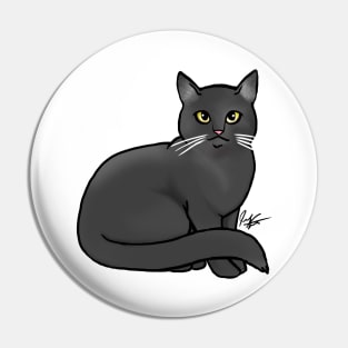 Cat - British Shorthair - Black Pin