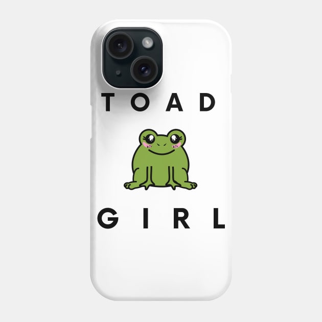 Toad Girl Funny Cute Simple Phone Case by familycuteycom