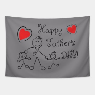 happy fathers day Tapestry