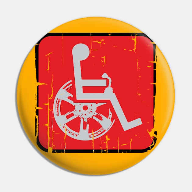 Handi-Capable Street Racer Pin by Adatude