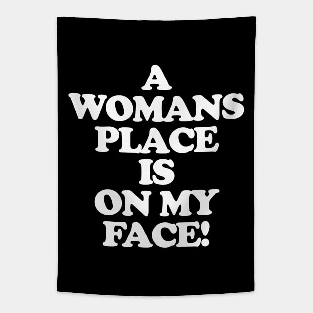 A Woman's Place Tapestry by TheCosmicTradingPost