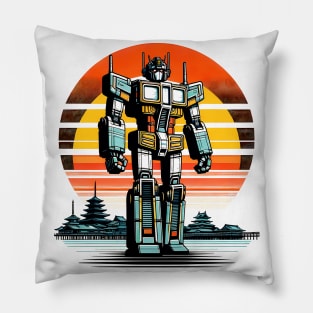 Soundwave in Japan: Giant Robot Japanese Tee Pillow