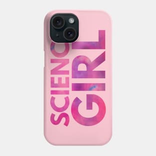 Science Girl Design | Female Science Fans Pink Nebula Phone Case