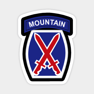 10th Mountain Division wo Txt Magnet