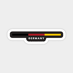 German Tricolor Ensign Striped Colors Magnet