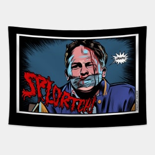 "Poor Steve" Movie Comic Adaption Panel Art Tapestry