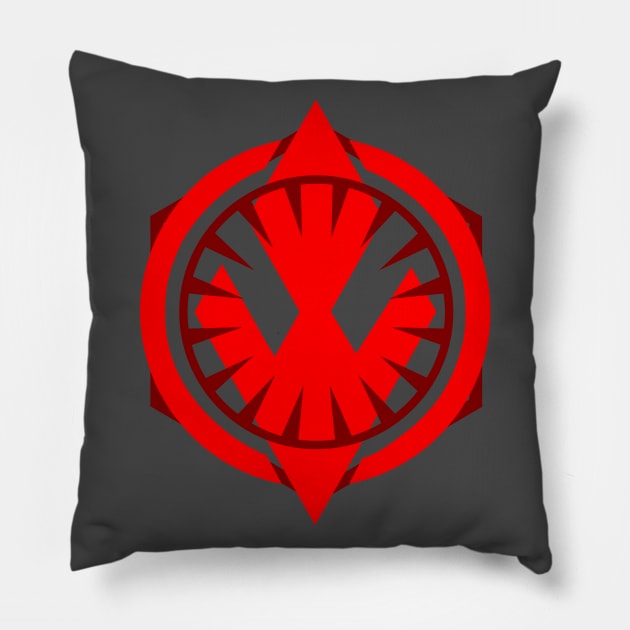 Crown and Trident Pillow by Freq501