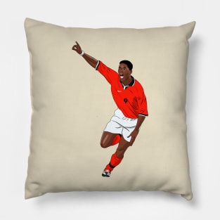 Patrick Kluivert Netherlands Goal Celebration Pillow