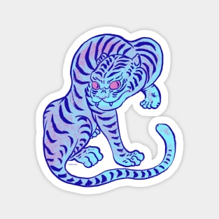 Neon Tiger Magnet