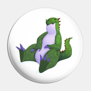 Green dinosaur Pin