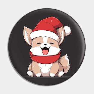 Cute corgi dog smiling Pin