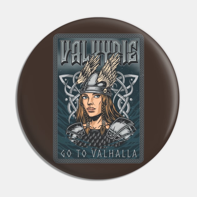 Valkyrie Pin by Vikingnerds