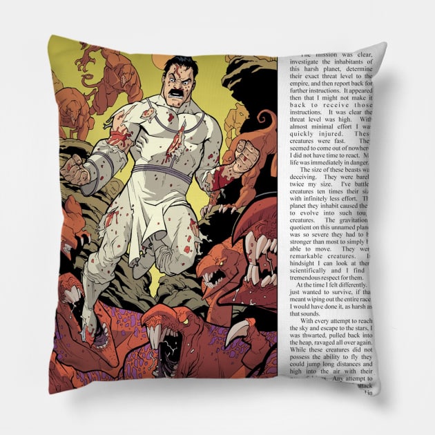 viltrumite Pillow by super villain