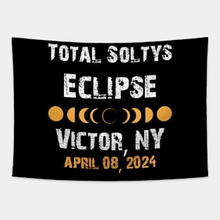 Total Soltys Solar Eclipse Victor NY 2024, 04.08.24 New York Tapestry