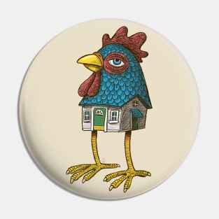 Baba Yaga Chicken House Pin