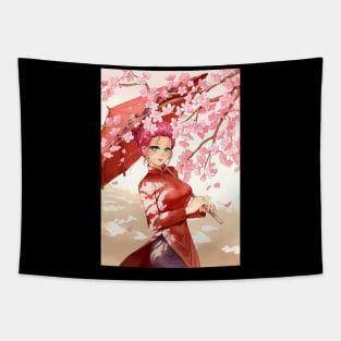 Cherry Blossom Viewing Tapestry