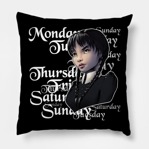 Wednesday Pillow by Anilia