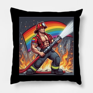 Fire fighter 3.0 Pillow