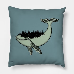 Whale in the universe Pillow